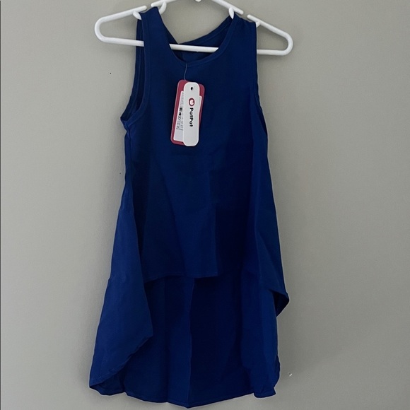 PatPat Royal Blue Sleeveless Kids Dress - Picture 1 of 4